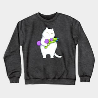 Danger cat Crewneck Sweatshirt